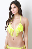 Fringe In Town Bikini Set