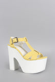 Speed Limit 98 Summer Chunky Platform Heel