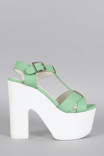 Speed Limit 98 Summer Chunky Platform Heel