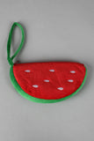 Fuzzy Strawberry Pouch