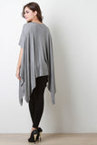 Short Sleeve Poncho Top