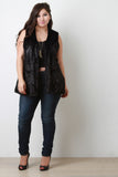 Ridged Fur Vest