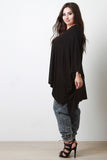 Oversized Dolman Handkerchief Top