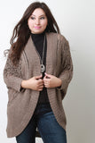 Longline Crochet Dolman Cardigan