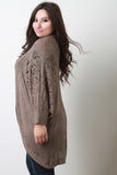 Longline Crochet Dolman Cardigan