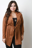 Suede Belted Jacket