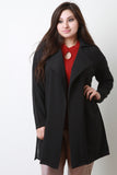 Open Front Sash Longline Blazer